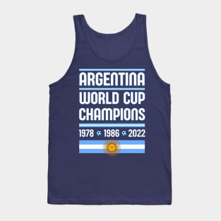 Argentina world cup Winners 2022 Tank Top